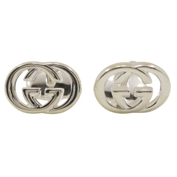 GUCCI Interlocking G cuffs Silver925 mens - Picture 1 of 7
